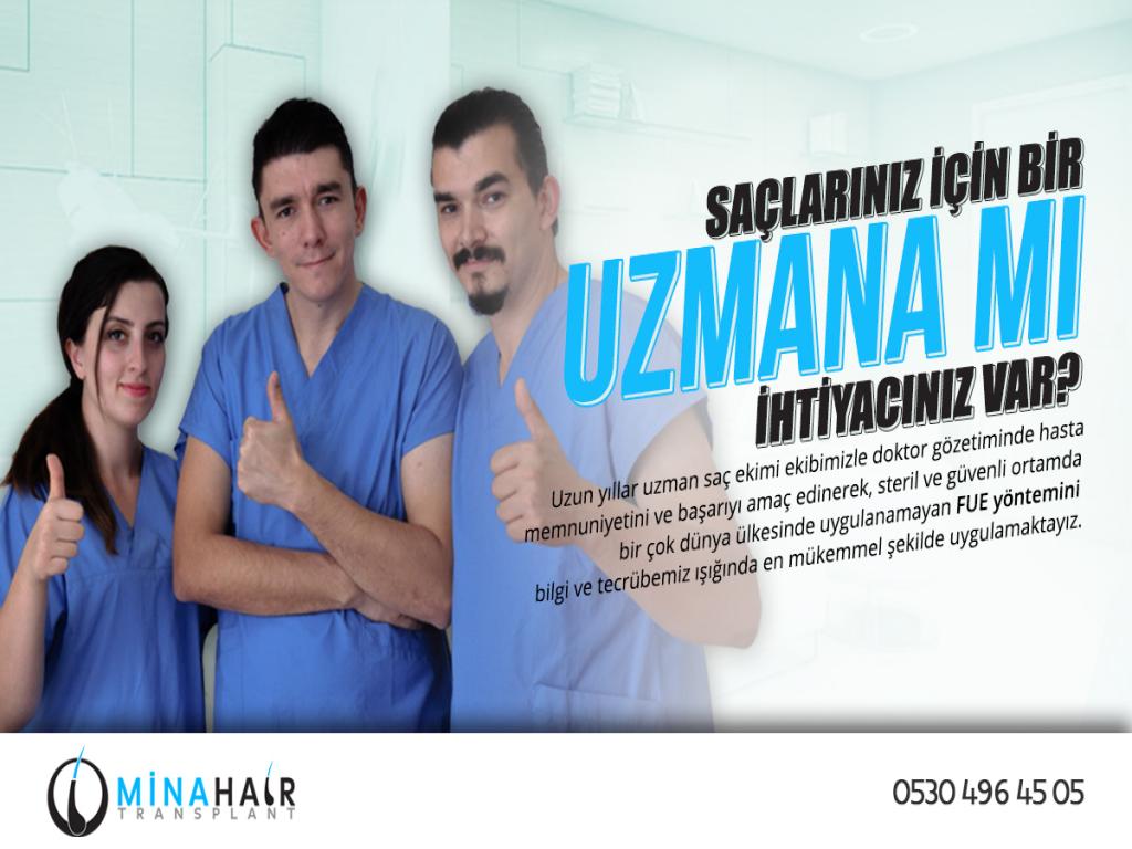 mina hair clinic saç ekim merkezi
