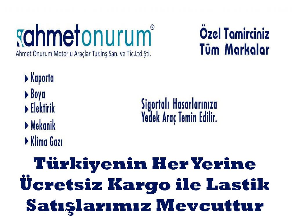  AHMET ONURUM MOTORLU ARAÇLAR